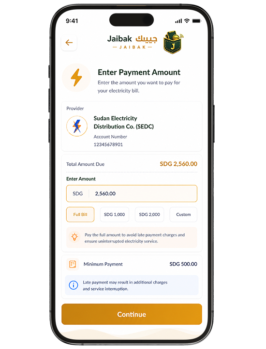 Enter your Electricity bill amount to complete the payment
