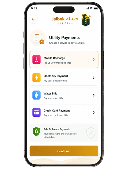 Select "Mobile Recharge" option